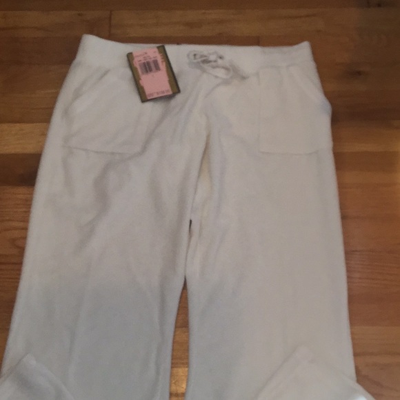 Juicy Couture Pants - White Terry Juicy pants
